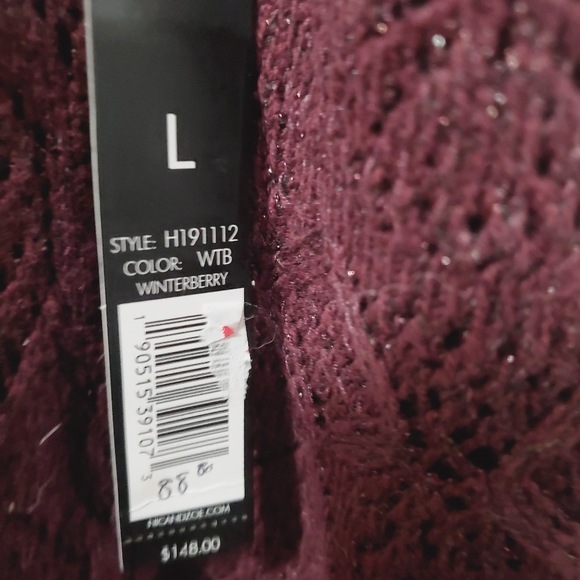 Large Nic+ Zoe v-neck breathable sweater - Picture 6 of 7